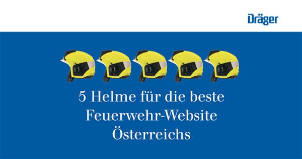 5 Helme beim Dräger Website Wettbewerb 2013